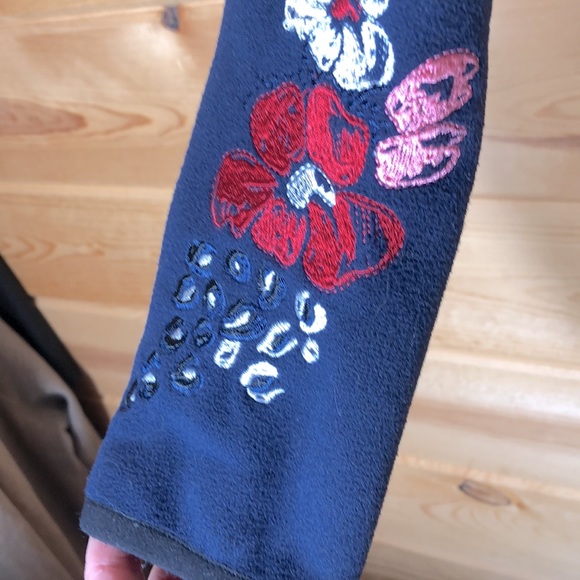 BOGNER Fire+ Ice Full Zip Fleece Embroidered Jacket Navy Blue, Size Small - Picture 6 of 10